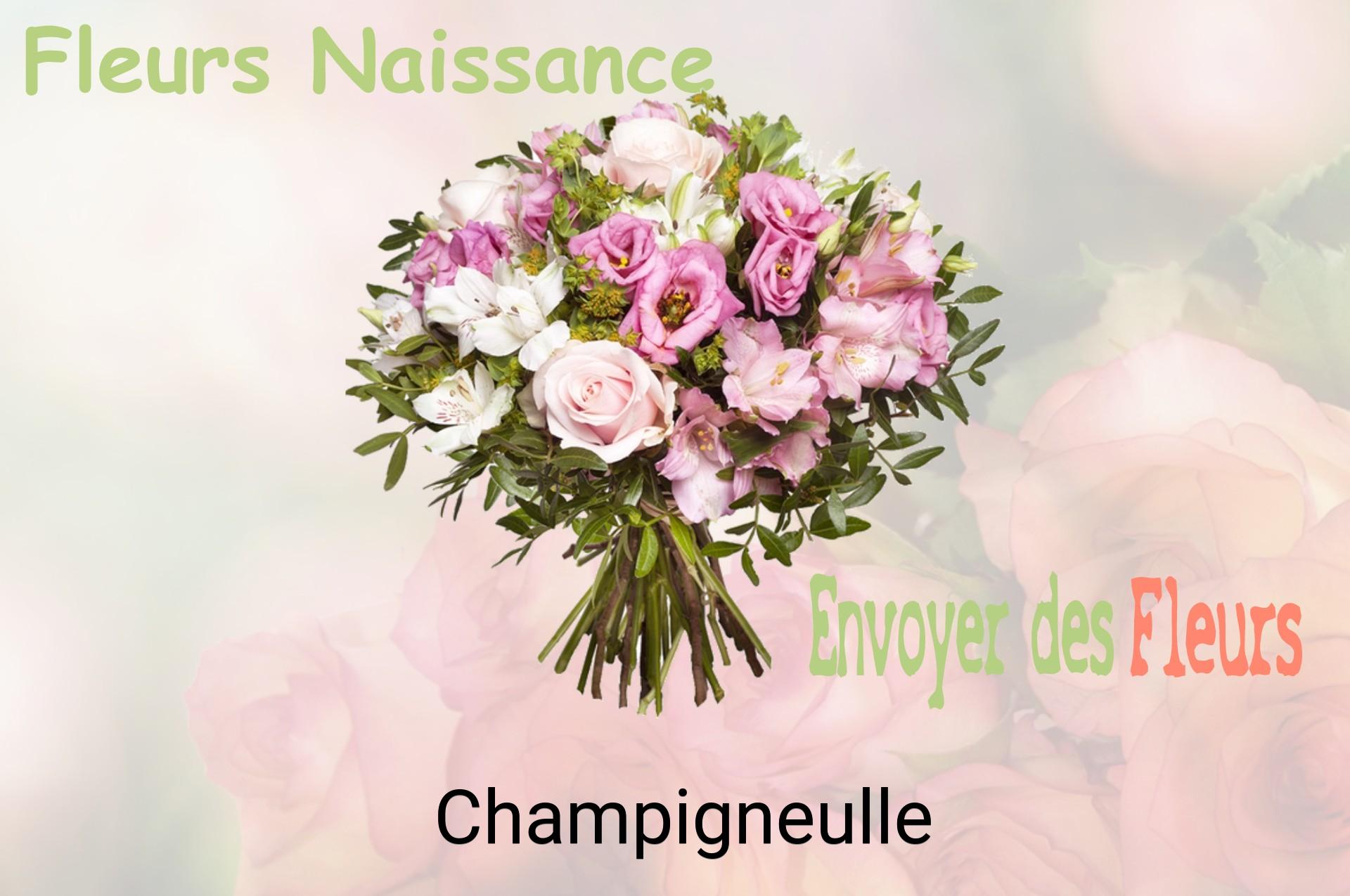 Bouquet de fleurs de naissance livré à Champigneulle